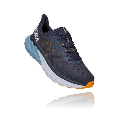 Hoka Arahi 5 Men's Walking Shoes Navy | IL53809TI