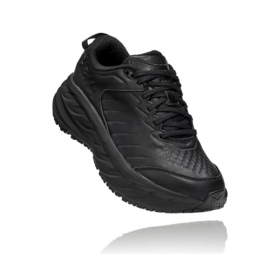 Hoka Bondi SR Women's Walking Shoes Black | IL38126SG