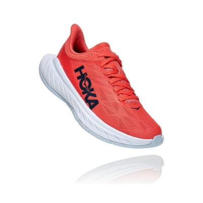 Hoka Carbon X 2 Women's Road Running Shoes Red | IL37980AI