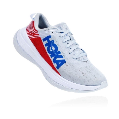 Hoka Carbon X Men's Road Running Shoes White | IL61872WN