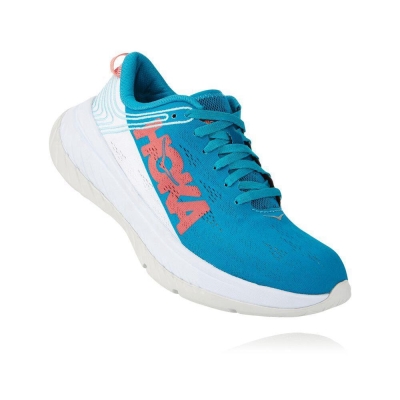 Hoka Carbon X Women's Sneakers Blue / White | IL91267IW