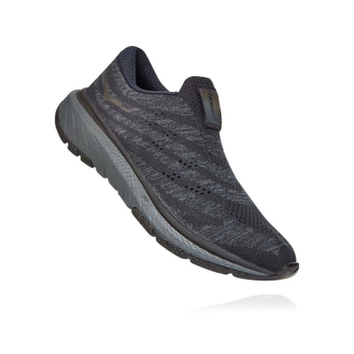 Hoka Cavu 3 Women's Road Running Shoes Black / Dark Grey | IL81769LB