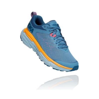 Hoka Challenger ATR 6 Women's Trail Running Shoes Blue / Yellow | IL71396YX