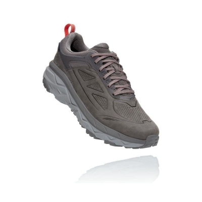 Hoka Challenger Low GORE-TEX Men's Hiking Shoes Grey | IL96734FJ