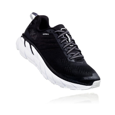 Hoka Clifton 6 Women's Running Shoes Black | IL04612IS