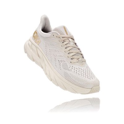 Hoka Clifton 7 Women's Road Running Shoes Beige | IL28134UE