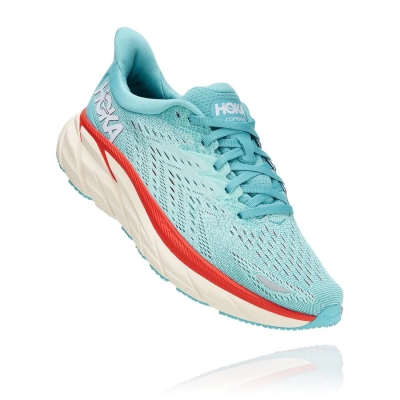 Hoka Clifton 8 Women's Road Running Shoes Blue | IL18692MH