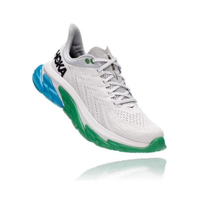 Hoka Clifton Edge Men's Road Running Shoes White / Green | IL43951MT