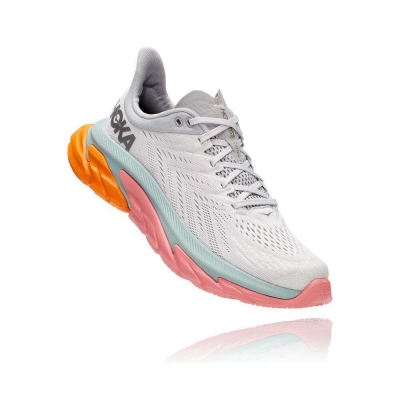 Hoka Clifton Edge Men's Sneakers White / Pink | IL18765VX