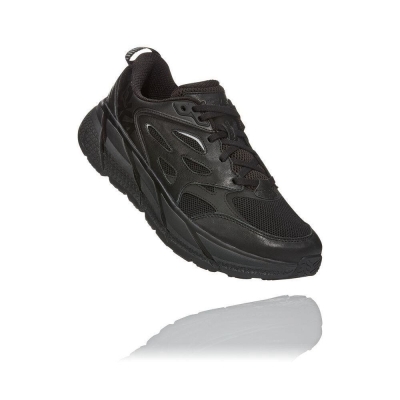 Hoka Clifton L Men's Walking Shoes Black | IL05792PU