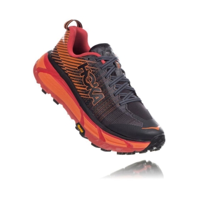 Hoka EVO Mafate 2 Men's Sneakers Black / Orange | IL19064LY