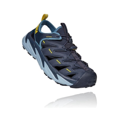 Hoka Hopara Men's Recovery Sandals Navy | IL58619VD