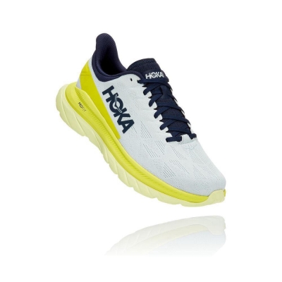 Hoka Mach 4 Men's Sneakers White | IL27301YK