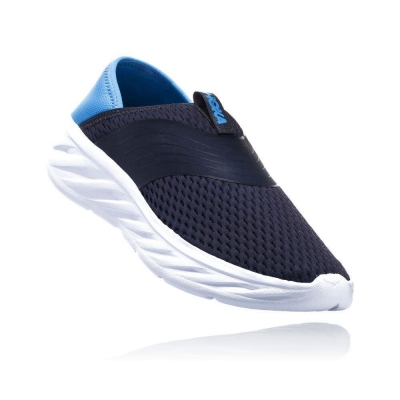 Hoka ORA Men's Recovery Shoes Navy | IL64981VF