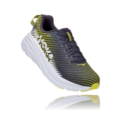 Hoka Rincon 2 Men's Road Running Shoes Grey / Green | IL16298YP