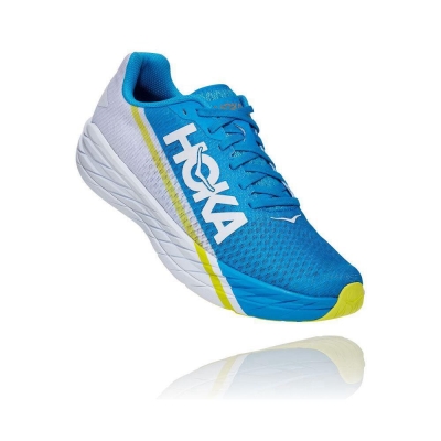 Hoka Rocket X Men's Road Running Shoes Blue | IL37506VC