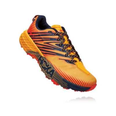 Hoka Speedgoat 4 Men's Trail Running Shoes Yellow | IL79610QG