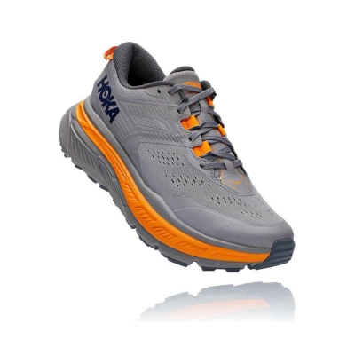 Hoka Stinson ATR 6 Men's Hiking Shoes Grey | IL25796QM