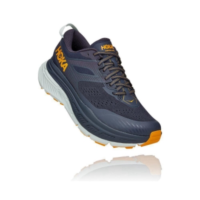 Hoka Stinson ATR 6 Men's Hiking Shoes Navy | IL63215MY