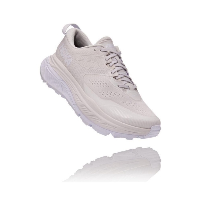 Hoka Stinson ATR 6 Women's Trail Running Shoes White | IL23861BP