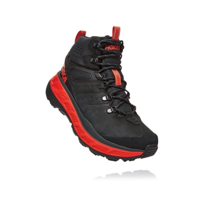 Hoka Stinson Mid GTX Men's Sneakers Black | IL38261GF