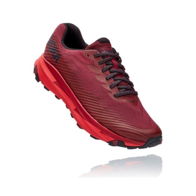 Hoka Torrent 2 Men's Hiking Shoes Burgundy | IL38549YD