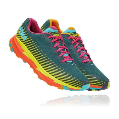 Hoka Torrent 2 Men's Trail Running Shoes Green | IL78932UO