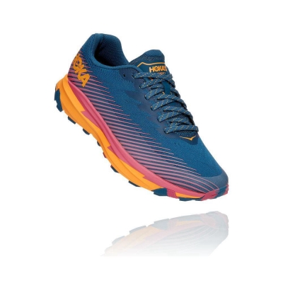 Hoka Torrent 2 Women's Trail Running Shoes Blue / Red | IL68109FI