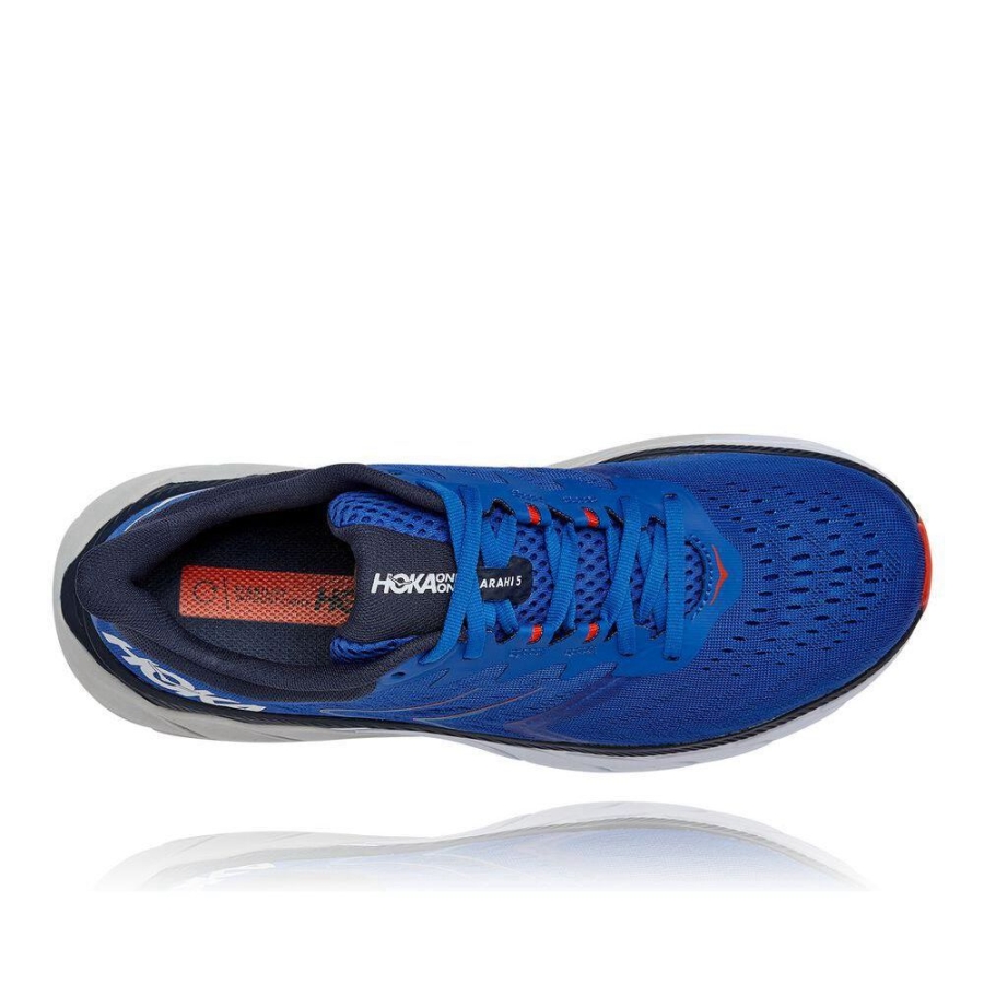 Hoka Arahi 5 Men's Running Shoes Blue | IL08429AW