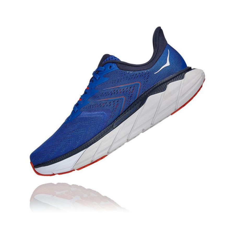 Hoka Arahi 5 Men's Running Shoes Blue | IL40635ZK