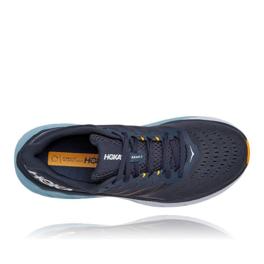 Hoka Arahi 5 Men's Running Shoes Navy | IL86135AX