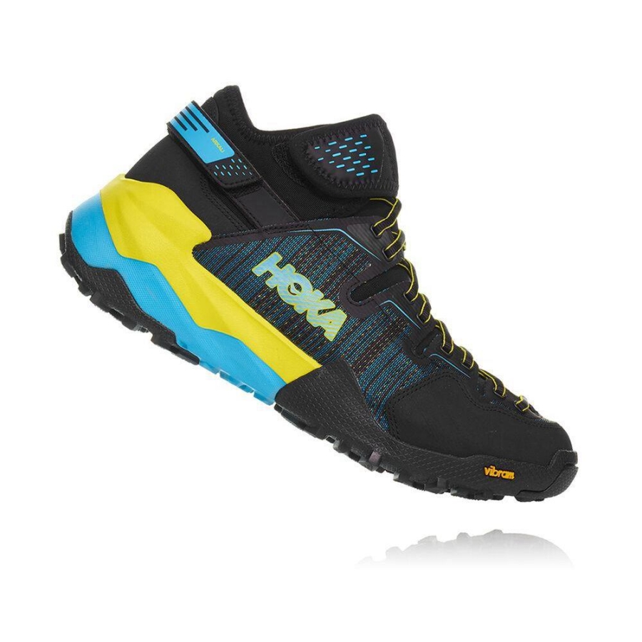 Hoka Arkali Men's Trail Running Shoes Black / Blue | IL30265YD