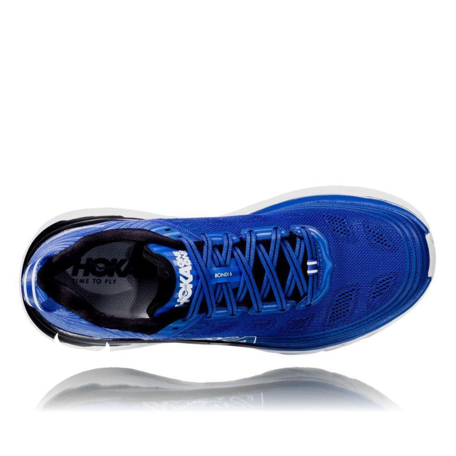 Hoka Bondi 6 Men's Walking Shoes Blue | IL03156UV