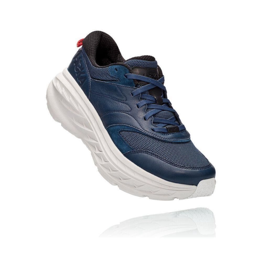 Hoka Bondi L Men\'s Sneakers Navy | IL15394WK