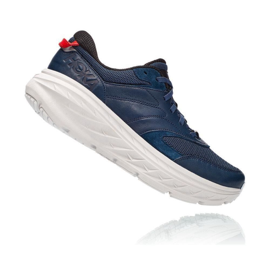 Hoka Bondi L Women's Road Running Shoes Navy | IL81937DE