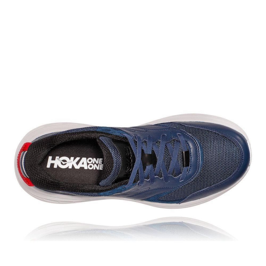 Hoka Bondi L Women's Road Running Shoes Navy | IL81937DE