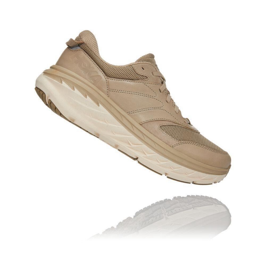 Hoka Bondi L Women's Road Running Shoes Brown | IL83256DK