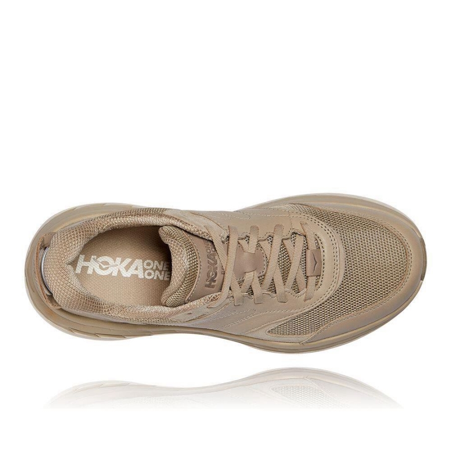 Hoka Bondi L Women's Road Running Shoes Brown | IL83256DK