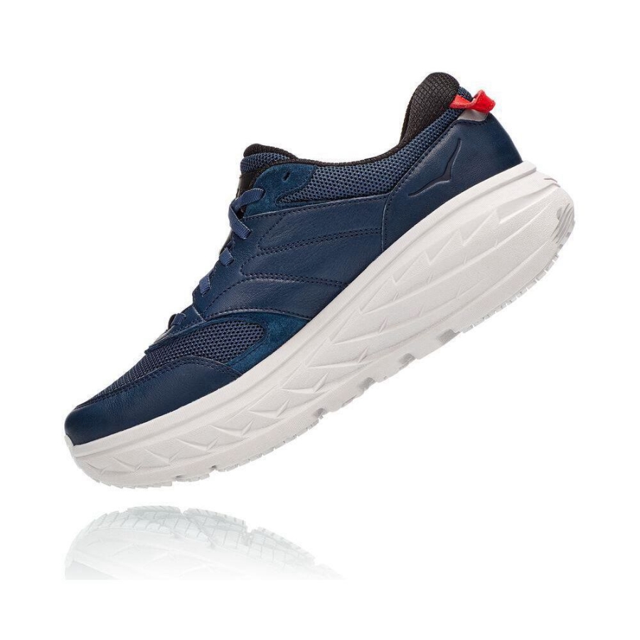 Hoka Bondi L Women's Walking Shoes Navy | IL17395FH