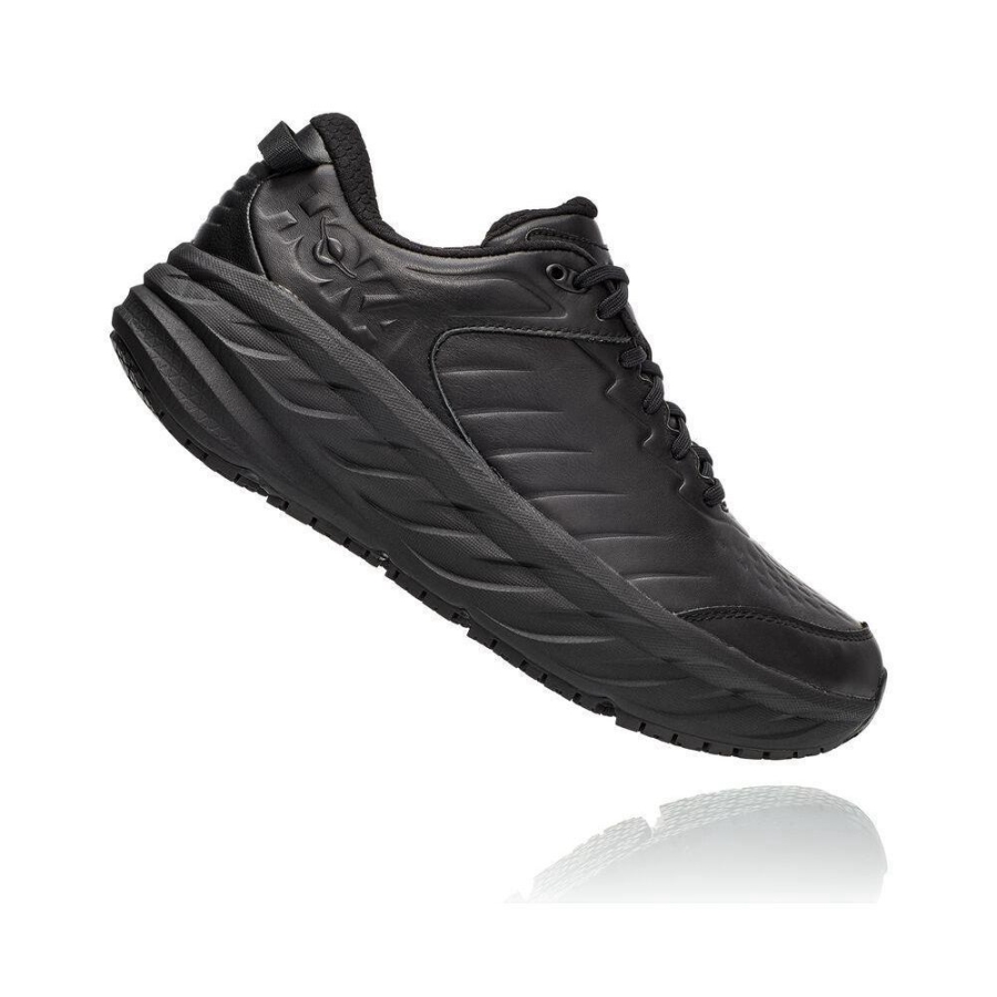 Hoka Bondi SR Men's Road Running Shoes Black | IL31897CX