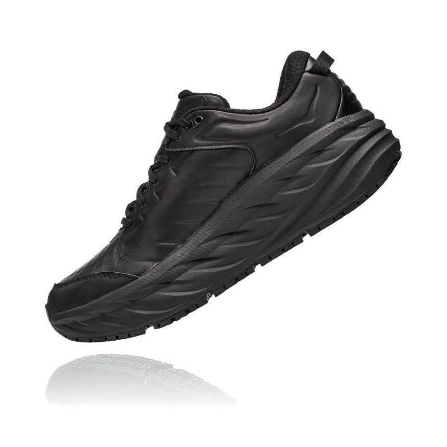 Hoka Bondi SR Men's Road Running Shoes Black | IL31897CX