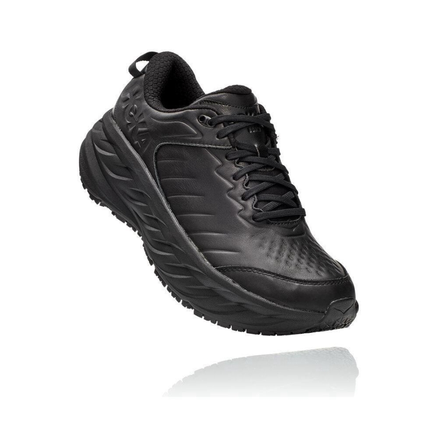 Hoka Bondi SR Men\'s Road Running Shoes Black | IL31897CX