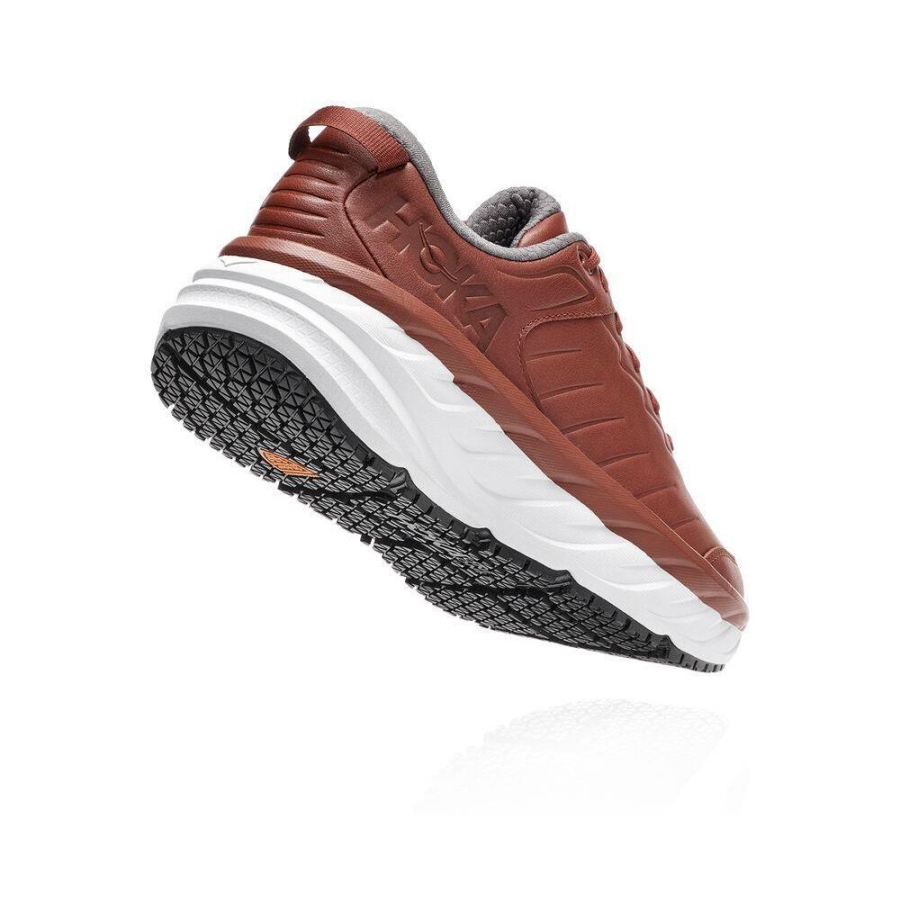 Hoka Bondi SR Men's Walking Shoes Brown | IL69458AR