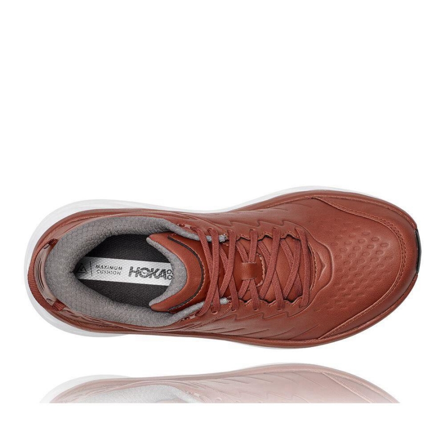 Hoka Bondi SR Men's Walking Shoes Brown | IL69458AR