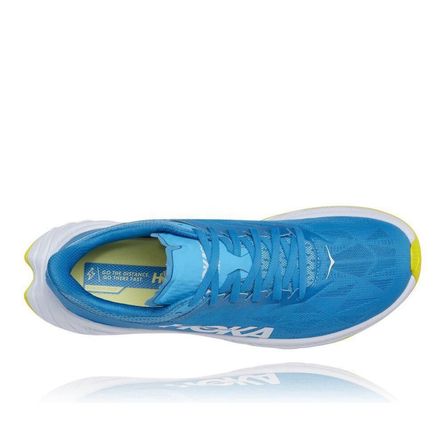 Hoka Carbon X 2 Men's Lifestyle Shoes Blue | IL06213MH