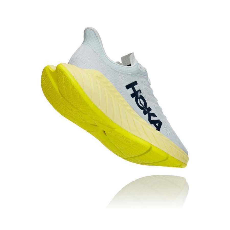 Hoka Carbon X 2 Women's Road Running Shoes White / Yellow | IL67235UC