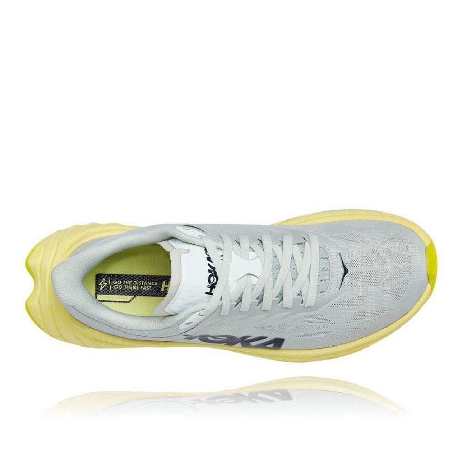 Hoka Carbon X 2 Women's Road Running Shoes White / Yellow | IL67235UC