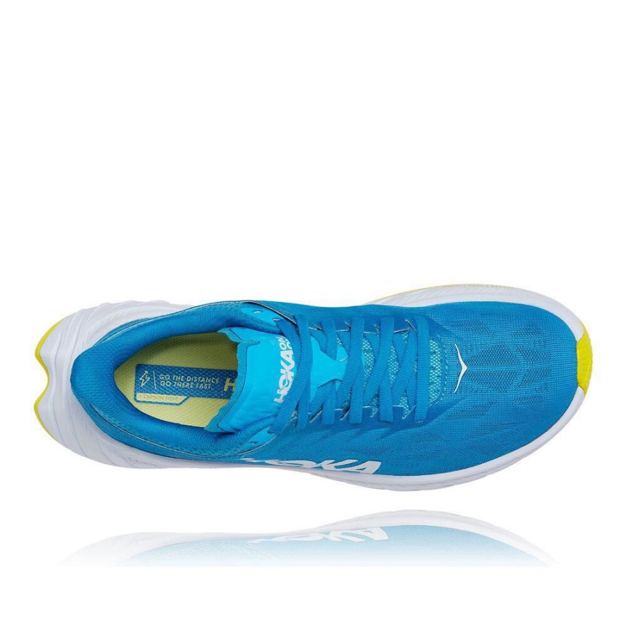 Hoka Carbon X 2 Women's Road Running Shoes Blue | IL87634OQ