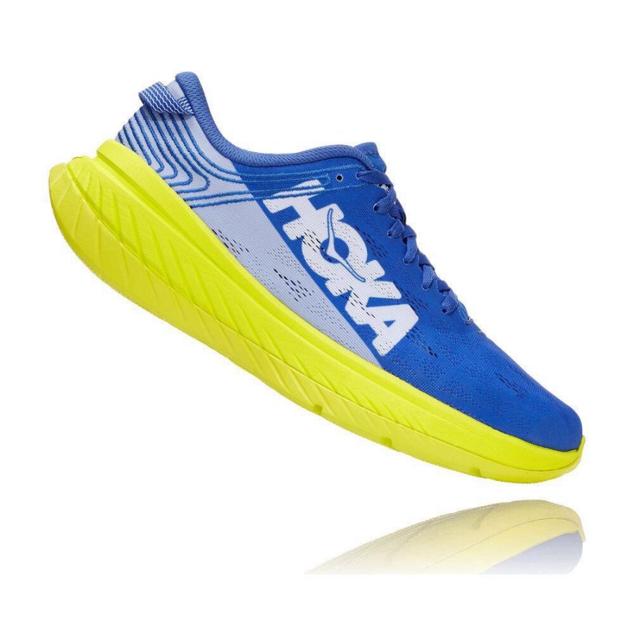 Hoka Carbon X Men's Road Running Shoes Blue | IL14528VY