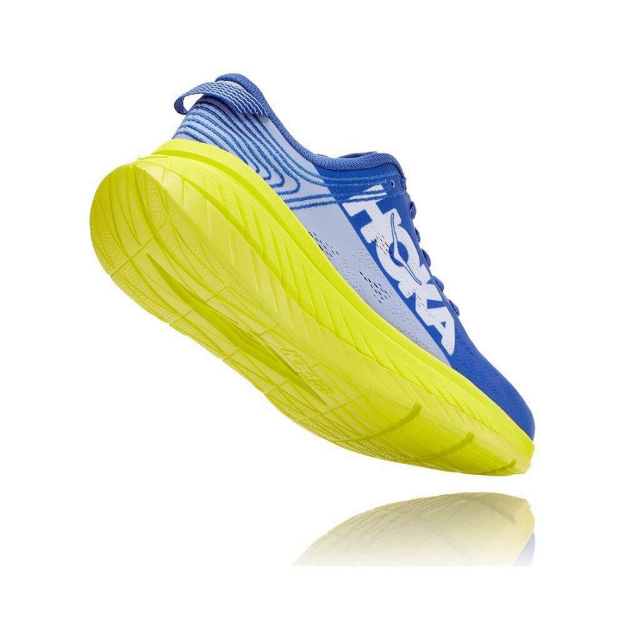 Hoka Carbon X Men's Road Running Shoes Blue | IL14528VY